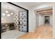 Wine room featuring an ornate wine rack, decor and hardwood floors at 490 Mount Paran Rd, Atlanta, GA 30327