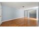 Spacious bonus room features wood-look flooring and an additional storage area at 4670 Ernest Dr, Forest Park, GA 30297