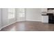 Cozy breakfast nook featuring wood floors, a bay window, and neutral decor at 4915 Truitt Ln, Decatur, GA 30035