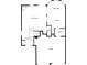 Floorplan showing living room, dining area, kitchen, garage, and foyer at 4915 Truitt Ln, Decatur, GA 30035