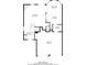 Floorplan showing living room, dining area, kitchen, garage, and bedrooms at 4915 Truitt Ln, Decatur, GA 30035