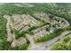 Expansive aerial shot of a densely populated residential area with lush green trees and a winding road at 4625 Cold Spring Court, Cumming, GA 30041