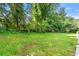 Beautiful backyard with lush trees, a vibrant lawn, and ample space for outdoor activities at 4590 Sims Ct, Tucker, GA 30084