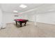 Spacious basement featuring a red pool table at 4590 Sims Ct, Tucker, GA 30084