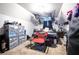 A bedroom featuring personal touches and a cozy atmosphere, with space for relaxation and creativity at 7270 Williamsburg Dr, Riverdale, GA 30274