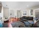 Comfortable living room with hardwood floors and stylish coastal decor at 5010 Foxberry Ln, Roswell, GA 30075