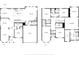 Detailed floor plan showcasing the layout of the home's first and second floors at 205 Kestrel Cir, Covington, GA 30014