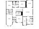Detailed floor plan showcasing the layout of the home's second floor at 205 Kestrel Cir, Covington, GA 30014
