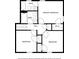 Floor plan of the upper level featuring the primary bedroom, two baths, and two additional bedrooms at 21 Collins Dr, Douglasville, GA 30134