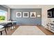 Inviting bonus room with modern wall decor, window seating, and ample natural light at 3525 Brynhurst Dr, Cumming, GA 30028