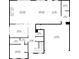 First floor plan featuring an open living area, kitchen, office, and garage layout at 3525 Brynhurst Dr, Cumming, GA 30028