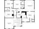 Second floor plan featuring bedrooms, bathrooms, laundry, and Gathering room layout at 3525 Brynhurst Dr, Cumming, GA 30028