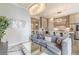 Modern living room seamlessly connected to a kitchen, featuring elegant decor and comfortable seating at 976 Memorial Se Walk, Atlanta, GA 30316
