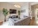 Comfortable living room with a large TV, decorative plants, and stylish furnishings creating a cozy atmosphere at 976 Memorial Se Walk, Atlanta, GA 30316
