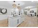 Gourmet kitchen featuring an island with seating and a black faucet and hardware at 1153 Dawn View Nw Ln, Atlanta, GA 30327