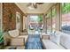 Covered patio is perfect for relaxing and has easy access to the yard at 2212 Nichols Valley Drive, Dacula, GA 30019