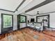 Charming bar area featuring a unique stone countertop and stylish seating at 302 Gilmer Ct, Canton, GA 30115