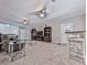 Open-concept living room with carpeted floors, and lots of space at 302 Gilmer Ct, Canton, GA 30115