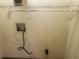 Laundry area featuring utility hookups for a washing machine and dryer at 5927 Sherrie Ln, Powder Springs, GA 30127