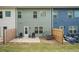 Townhome backyard with a patio, lawn area, privacy fence, and air conditioning unit at 2140 Ravencliff Dr, Austell, GA 30168