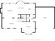 First floor plan featuring a kitchen, living room, dining area, and garage at 5070 Saddle Bridge Ln, Alpharetta, GA 30022