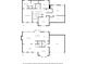 Floor plans showing both first and second floor layouts at 5070 Saddle Bridge Ln, Alpharetta, GA 30022