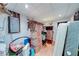 Finished basement with hardwood flooring, drop ceiling and exposed utility panel has lots of room for storage at 3982 Ivory Gables Pl, Buford, GA 30519