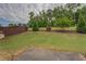 Expansive, well-maintained backyard with a lush lawn, mature trees, and privacy fencing for outdoor enjoyment at 4952 Terrace Dr, Ellenwood, GA 30294