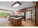 Large kitchen featuring an island with granite counters and stainless steel appliances at 1402 Bromley Dr, Snellville, GA 30078