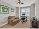 Comfortable bedroom with natural light, neutral color, and decor at 1584 Heartland Path, Hoschton, GA 30548