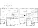 Detailed floor plans showcasing layouts of the kitchen, living room, bedrooms, and primary suite at 317 Basel Way, Hampton, GA 30228