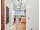 Inviting foyer area with hardwood floors leading to a bright living space at 3820 Roswell Ne Rd # 705, Atlanta, GA 30342