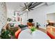 Open-concept living space with modern decor, exposed brick, and stainless steel appliances at 3820 Roswell Ne Rd # 705, Atlanta, GA 30342