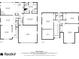 Detailed floor plan showcasing the layout of a two-story house with room dimensions at 4481 Mccart Cv, Stone Mountain, GA 30083