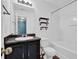 Clean and functional bathroom with a tiled shower/tub combination and modern sink and toilet at 7293 Bridlewood Ct, Jonesboro, GA 30236