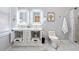 Stylish bathroom vanity showing ample under sink storage in this updated home at 991 Metropolitan Sw Pkwy, Atlanta, GA 30310