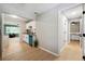 Modern kitchen featuring white cabinets, granite countertops, and stainless steel appliances at 4742 West Dr, Forest Park, GA 30297