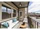 Relaxing balcony with comfortable seating and neighborhood views at 6851 Ne Roswell Rd # C4, Atlanta, GA 30328