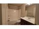 Bathroom with shower and tub combo at 3456 Sardis Bend Dr, Buford, GA 30519