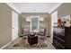 Bedroom featuring neutral walls, ceiling fan, and an accent rug at 4410 Red Rock Pt, Suwanee, GA 30024