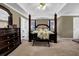 Bedroom featuring hardwood flooring, natural light and ceiling fan at 4410 Red Rock Pt, Suwanee, GA 30024