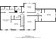 Detailed floor plan showcasing layout of rooms, including primary and additional bedrooms plus laundry at 4181 Singing Post Ne Ln, Roswell, GA 30075