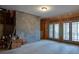 Unfinished basement area featuring a sealed foundation and exterior access doors at 6213 Arnall Nw Ct, Acworth, GA 30101