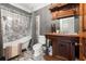 Bathroom boasting a clawfoot tub, classic vanity, and charming fixtures at 3863 Streamside Se Dr, Marietta, GA 30067
