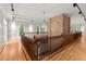 Grand foyer with wood trim and custom stonework at 3863 Streamside Se Dr, Marietta, GA 30067