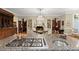 Gourmet kitchen features granite countertops, a gas stove, and a copper tea kettle at 3863 Streamside Se Dr, Marietta, GA 30067
