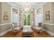 Charming sitting room with elegant seating, large windows, and natural light at 3863 Streamside Se Dr, Marietta, GA 30067