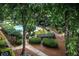 Aerial view of a refreshing pool with surrounding foliage and seating at 507 Embers Se Dr, Marietta, GA 30067