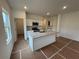 Modern kitchen with granite countertops, stainless steel appliances, and a center island at 2101 Boxwood Circle Se, Conyers, GA 30094