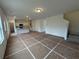 Open living space featuring a kitchen with a center island and staircase at 2101 Boxwood Circle Se, Conyers, GA 30094
